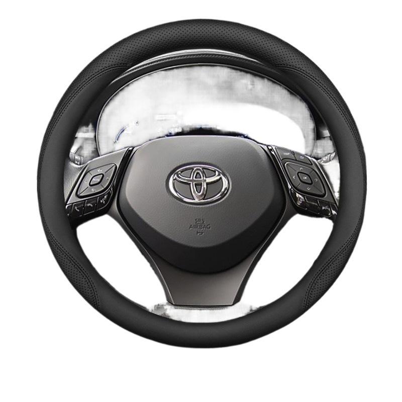 Toyota CHR Stuurwielhoes - Yizhe Ultra-Dun Echt Leer, Gebruik in Vier Seizoenen, Interieur Modificatie Accessoire