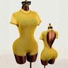 1116 Autumn European and American Style New Sexy Babes Trend Polka Dot Printing High Waist Tight Backless Jumpsuit