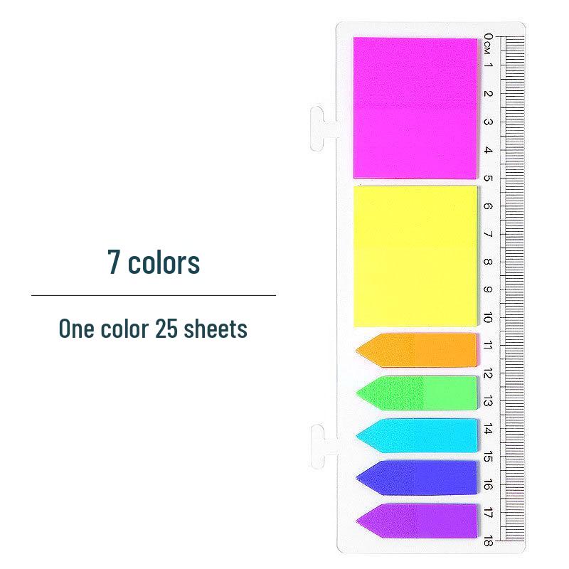 Morandi Semi-transparent Index Tabs - Student Study Labels PET Sticky Notes