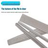 High Carbon Steel File Set: Triangle, Flat, Semi-circular Files for Woodworking and Metal Grinding