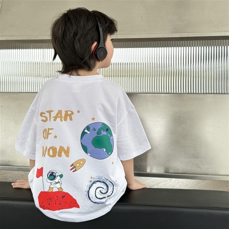 New Boys' Short sleeved Boys' T-shirt