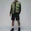 Jordan Essentials Solid Color Stand Collar Zip Vest Men Vest Green FB7308-340