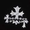 W372 CHROME HEARTS 2025 Summer New High Quality Cotton Round Neck Loose Large Size Men's and Women's T-shirt Couple T-shirt