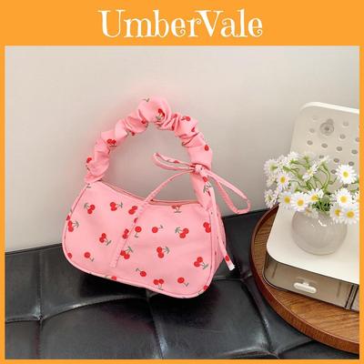 Nylon Purse For Women With Floral Pattern Small Crossbody Bag For Daily Use