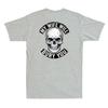 My Wife Will Bury You Funny Husband Quote Skull Print On Back Unisexs Tshirt