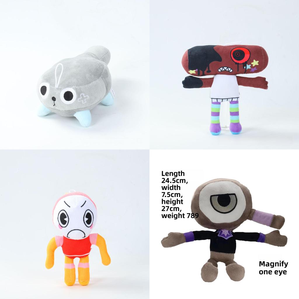Dandy World Boxten Brightney Poppy Sprout Cosmo Glisten Game Character Plush Toy For Kids And Fans