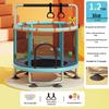 Children's Indoor Trampoline & Swing Set with Anti-Tip Safety Bar