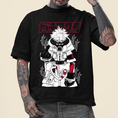 Anime Shirt Streetwear, Manga Inspired Graphic Tee, Unisex Heavy Cotton Gift