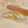 Fashion Versatile Wind Titanium Steel Jewelry Niche High-End Stainless Steel Bracelet Women