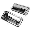 2pcs All Metal Exterior Door Handles with Lock Cylinder Replacement for Chevy C1500 C2500 C3500 K1500 K2500 K3500 Tahoe