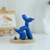 Resin Balloon Poop Dog Sculpture Decoration Creative Living Room Bedroom Wine Cabinet Cartoon Animal Simple Modern Decorative So