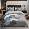 3Pcs Teal And Gray Floral Bedding Duvet Cover Set Bohemian Floral Bedding Quilt Set Bohemian Themed Bed Quilt Set Grey And Teal