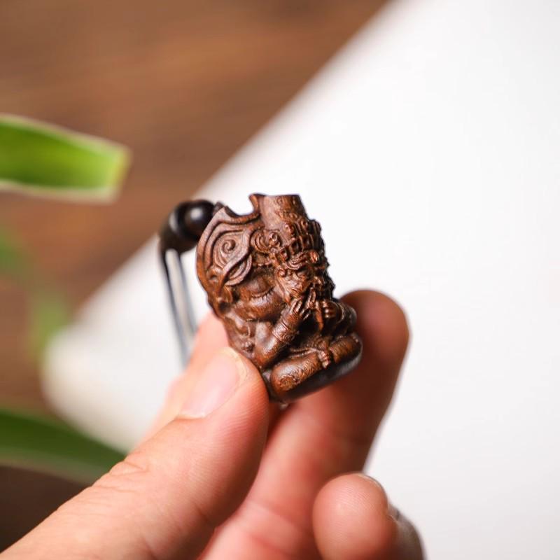 Chengui Zhao Gongming Martial God of Wealth Pendant Necklace – Five Ways God of Wealth Design for Men and Women