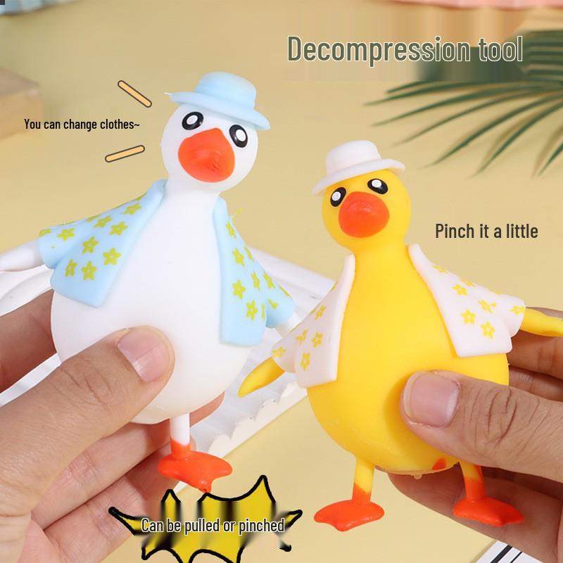 Cross-Border Decompression Toys: Fluid Egg Yolk Pastry, Hamburger Vent & Squirrel Cup. Slow Rebound, Pinch & Squeeze for Stress Relief.