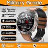 New 1000mAh Big Battery Outdoors Military SmartWatch 1.73" AMOLED Screen 10ATM Waterproof Compass Sports Tracker Smartwatch