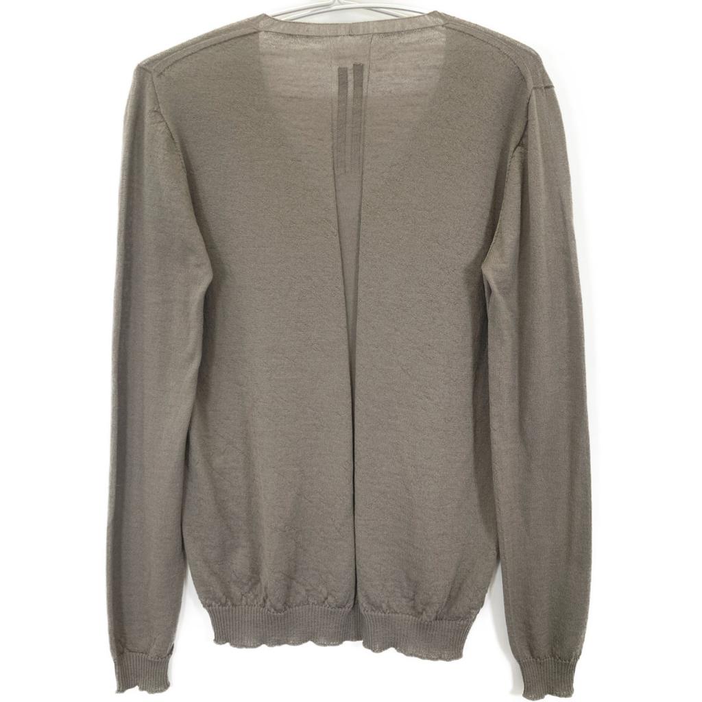 Rick Owens 19FW Brown LARRY V-neck pullover knit tops Not written BrownUsed
