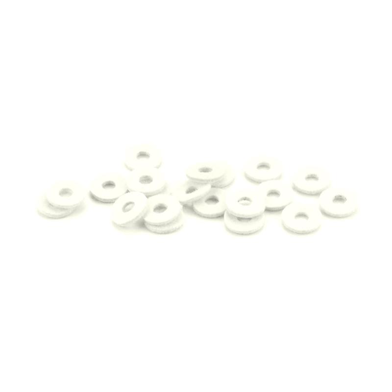 20Pcs Trumpet Felt Washer Cushion Washers Cork Pad Valves Replacement Parts Kits