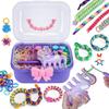 Friendship Bracelet Crafting Toy for Accessory Kit with Storage DIY Craft Elementary School Birthday Gift for Ages and 12 Kit, Girls, Children's