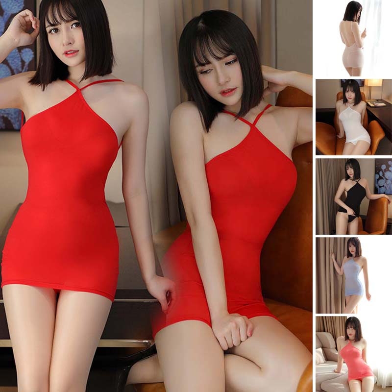 backless micro mini dress