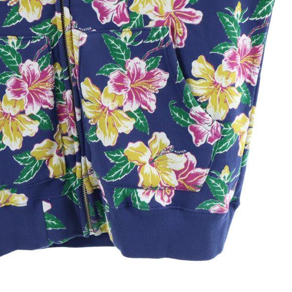 GENTLEMAN Made In Japan Floral Long Sleeve Zip Hoodie M Men's Used