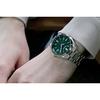 SEIKO SELECTION SBTM319 Japanese-made Mens Wristwatch Solar Radio-controlled Date Calendar Feature Green Dial 10 ATM Water-resistant Stainless Steel