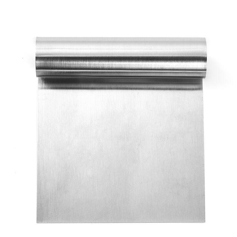 Stainless Steel Scraper for Cutting Flour Dough Cutting Rice Noodle Rolls Scraper Panel for Baking Flour and Rice Noodle Rolls