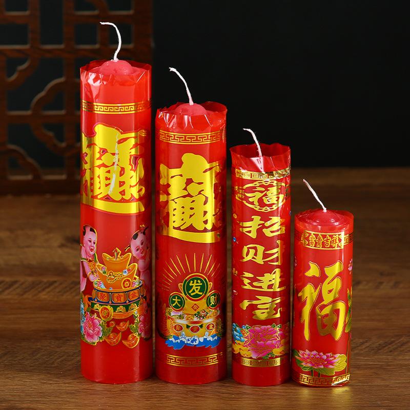 Household Power Outage Emergency Lighting Large-sized Candles with No Smell and Burn Resistance, Larger and Thick Candles