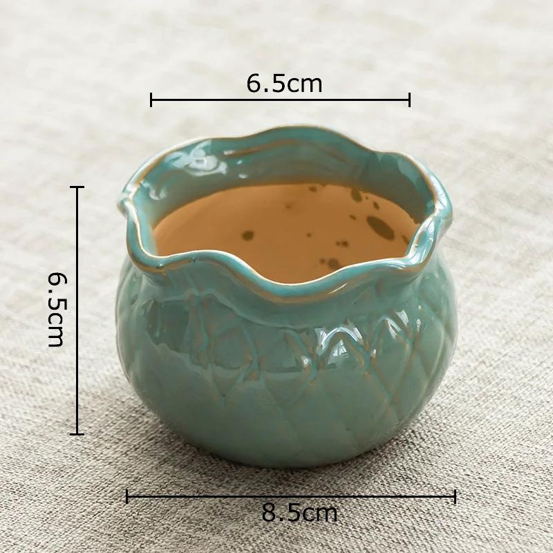 Multiple Styles Painted Ceramic Vase Small Plant Pots Table Decoration Flowers Arrangement Flower Vase Room Aesthetic Decor