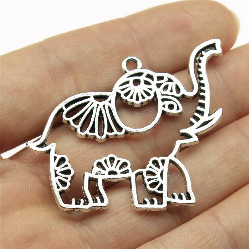 Charms Elephant God Pendants Kids' Jewelry Materials QC049