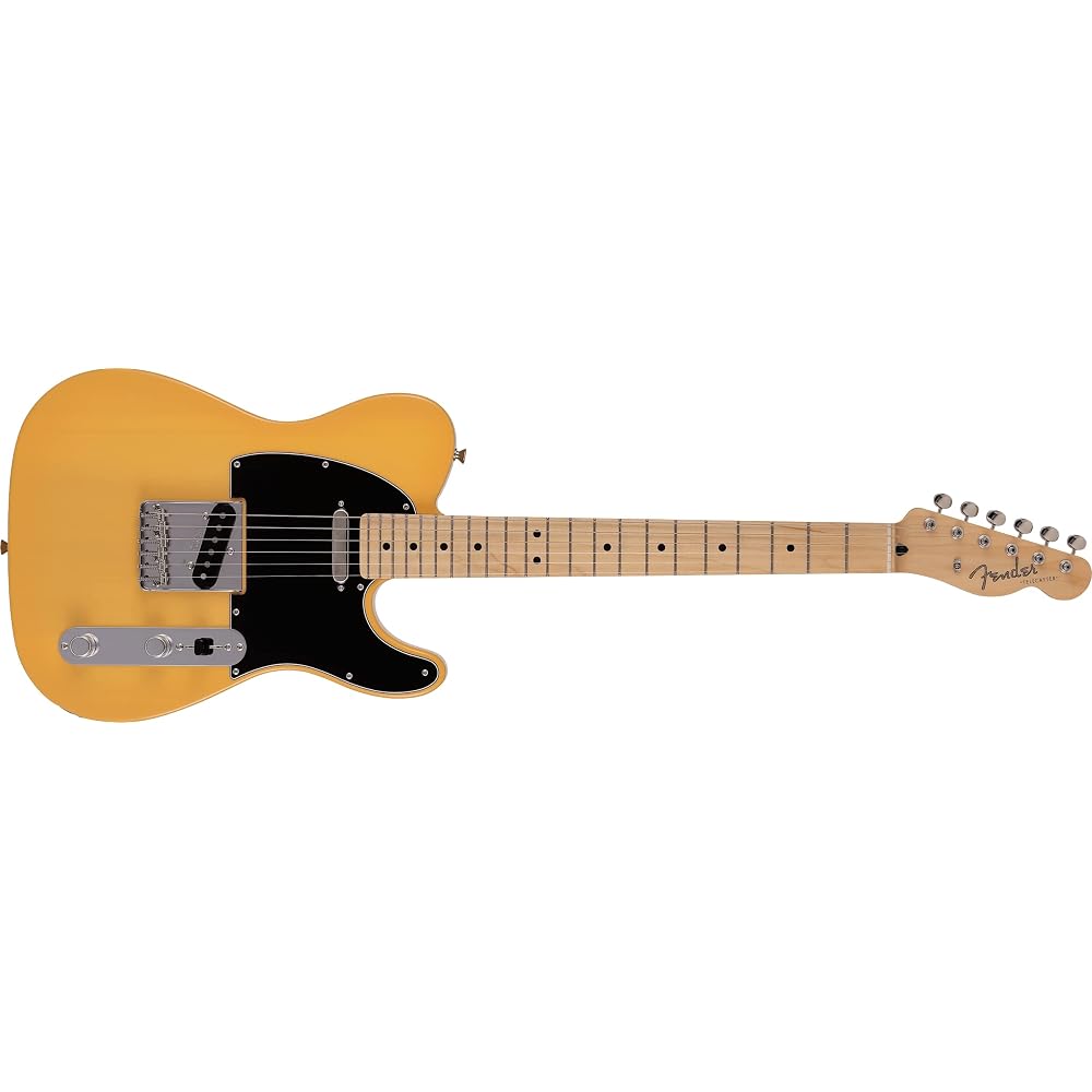 Fender Short Scale Guitar Made in Japan Junior Collection Telecaster®, Maple Fingerboard, Butterscotch Blonde, with Soft Case