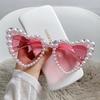 New In Luxury Fine Shimmering Love Pearl Sun Glasses Women Heart Glasses Casual Bling Sunglasses Lentes  Mujer