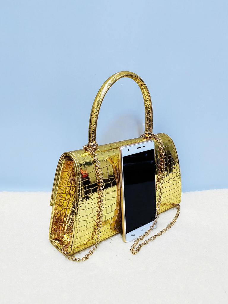 Trendy Crocodile-Pattern Leather Handbag - Versatile Shoulder, Evening & Crossbody Bag