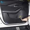 Door Anti-kick Pad For Mazda CX-30 CX30     2024 2025 LHD RHD Car Leather Carbon Mat Interior Trim Accessories