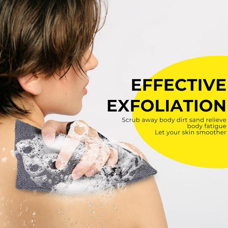 1/2PCS Bath Cleansing Foaming Net Soap Bag Body Exfoliating Scrubber Sponges Pouch Bathroom Nylon Soap Pocket With Lanyard