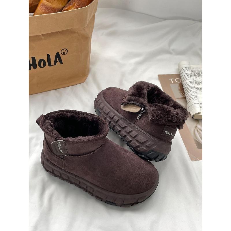 Winter New Thick-soled Velvet Snow Boots Non-slip Warm Cotton Shoes 3419