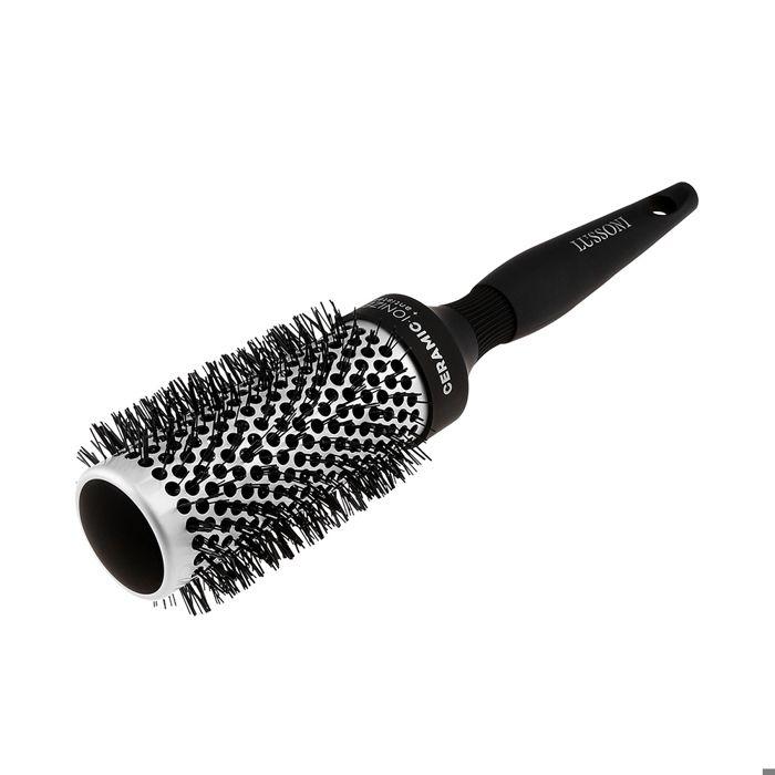 Lussoni Haircare Brush C&S Round Silver Styling 43mm - Brosse Ronde