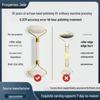 Natural Jade Roller & Gua Sha Set: Large Ball, Whitening Roller, Double-Headed Needle Massager - 3 Pieces