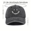Washed American Retro Cowboy Baseball Cap To Increase the Trend of Curved Brim Baseball Hat Sunshade Soft Top American Peaked Cap