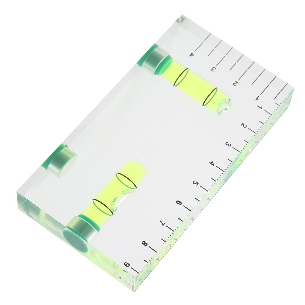 Two Dimensional Horizontal Bubble Level Portable Two Way Integrated Level for Picture Frame