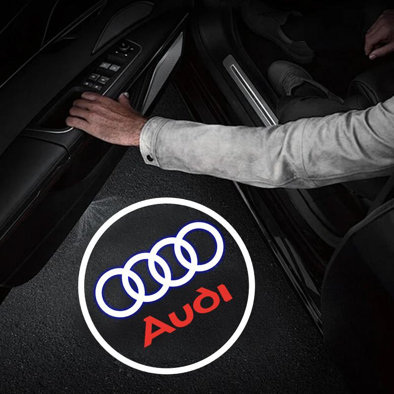 For Audi S4 Car Door AUDI Welcome Light Led HD Projector Lamp For Audi A3 A4 B8 8P 8V A6 C7 A5 Q5 B7 B6 SLINE QUTTRO RS Q3 Q7 S3 S4 S5 S6 S8