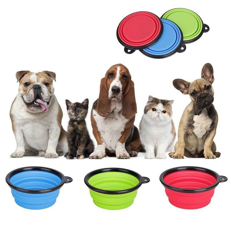 Compact 350ml Collapsible Dog Bowl For Convenient Feeding And Hydration On The Go
