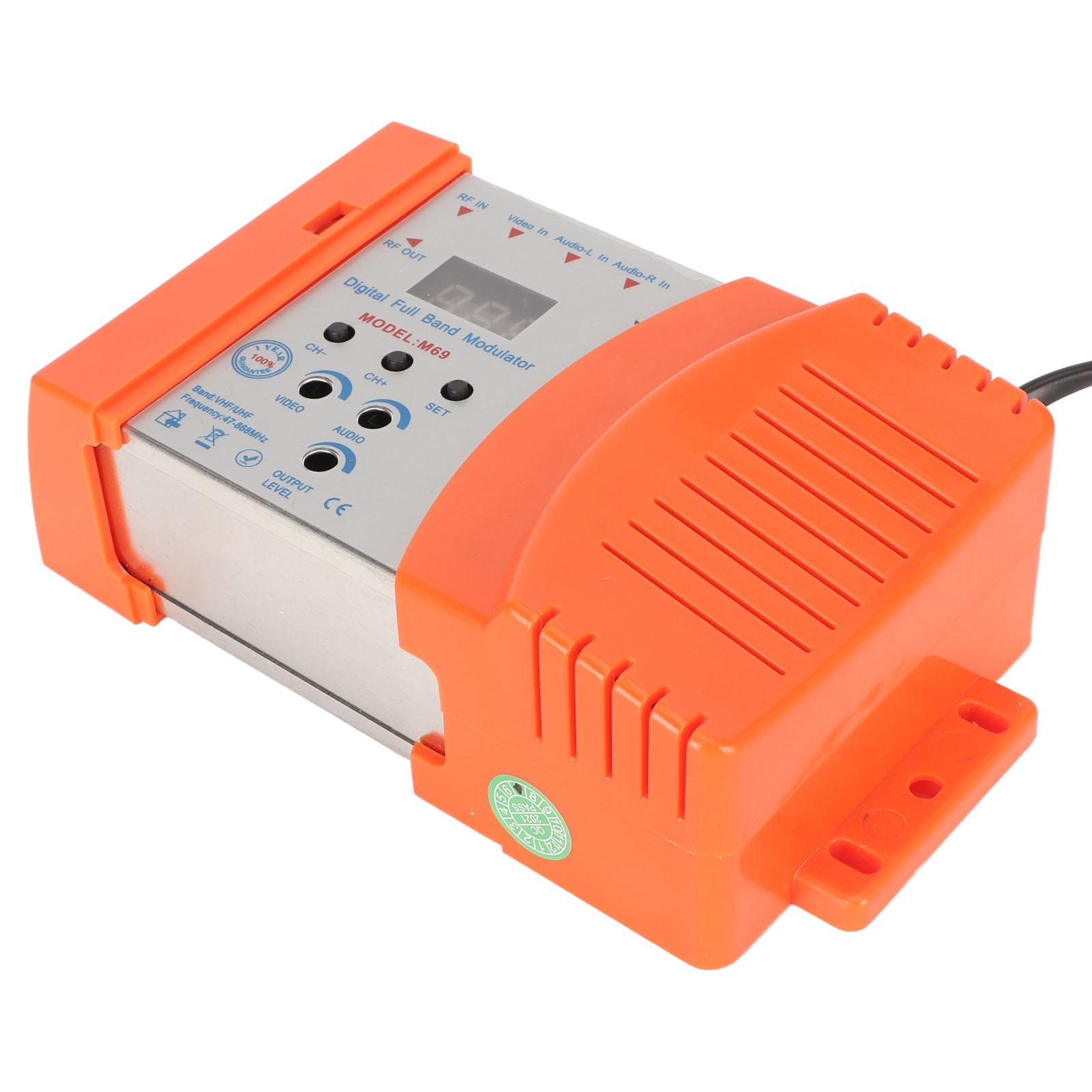 

Модулятор AV-RF поддерживает VHF UHF PAL NTSC TV Link Modulator с цифровым дисплеем для ТВ-приставки EU Plug