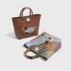 Handmade Rattan Woven Handbag: Retro Bamboo Straw Beach Basket