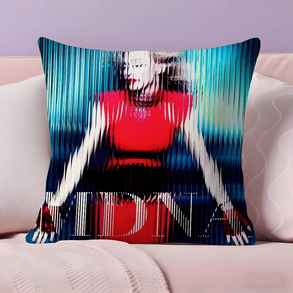 Singer MMadonna Like aVirgin Pillow Case Ultra Soft Skin Friendly Fabric Cloud Like Comfort  Concealed Zipper