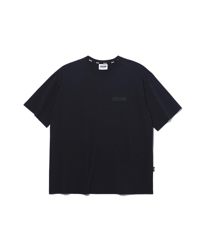 FREEDOM Essential Hidden Logo Semi-Overfit T-Shirt_2 Colors