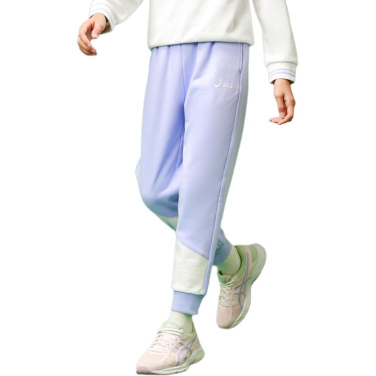 Teenagers ASICS Knitted Sweatpants Sports Performance Purple 333241083041-508