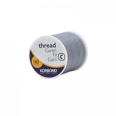 Korbond Polyesterfaden Grau 160m