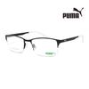 Puma Eyeglass Frames PE0028O 005 Square Semi-rimless Metal Glasses for Women and Men