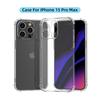 17air Drop-proof Military Phone Case: Transparent Protective Cover for iPhone 16 Pro/XS Max/8 Plus