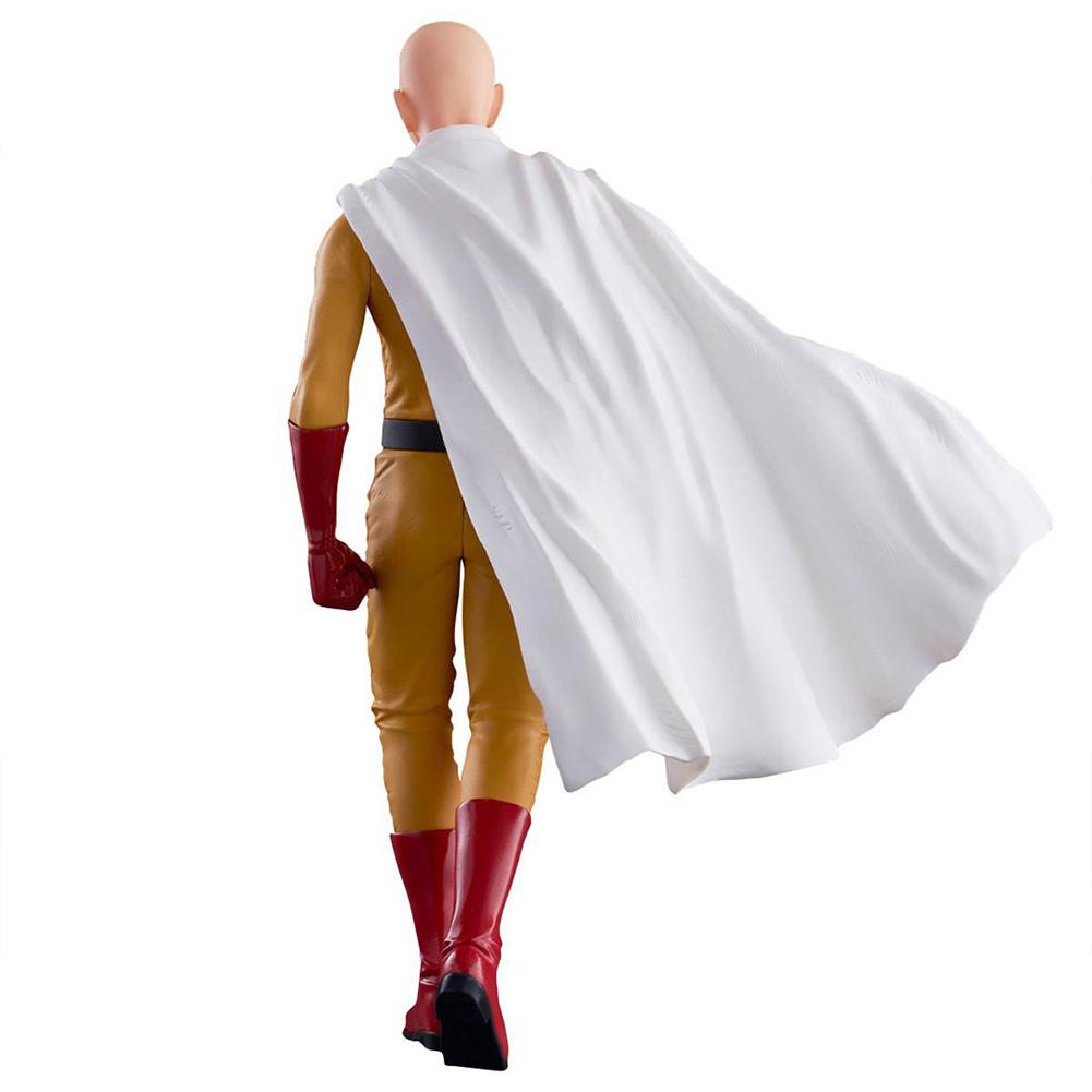 17CM Anime Saitama Figure Caped Baldy Bald Boy Saitama Action Figure Pvc Model Toy Static Collection Doll Desktop Ornament Gifts